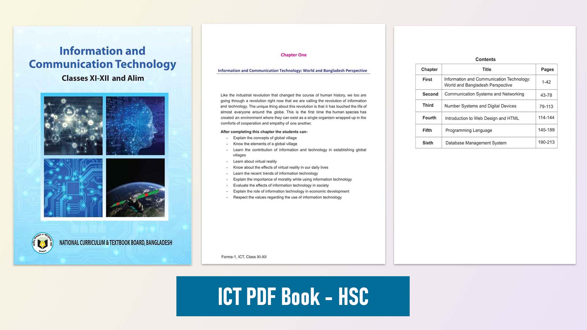 HSC ICT PDF Book Sample